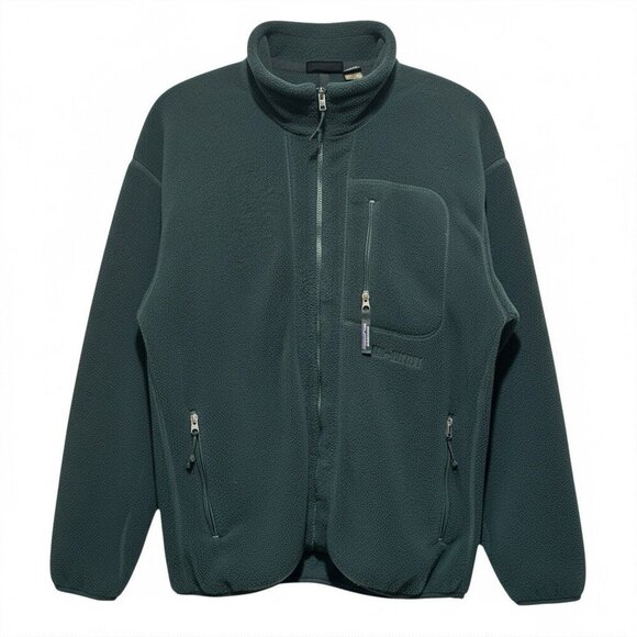 Patagonia Other - Vintage Patagonia 25410 Size Large Hunter Green Synchilla Mens Zip Fleece Jacket